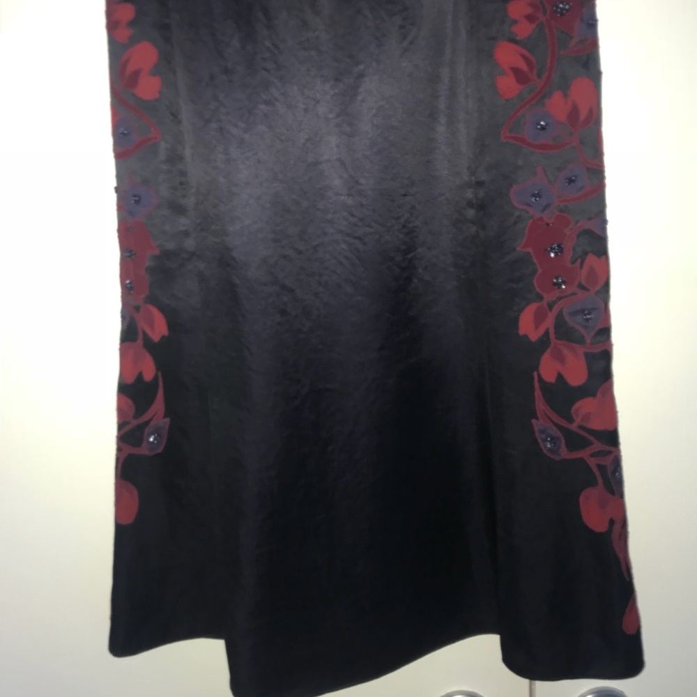 Tory Burch Silk, Embroidered Skirt